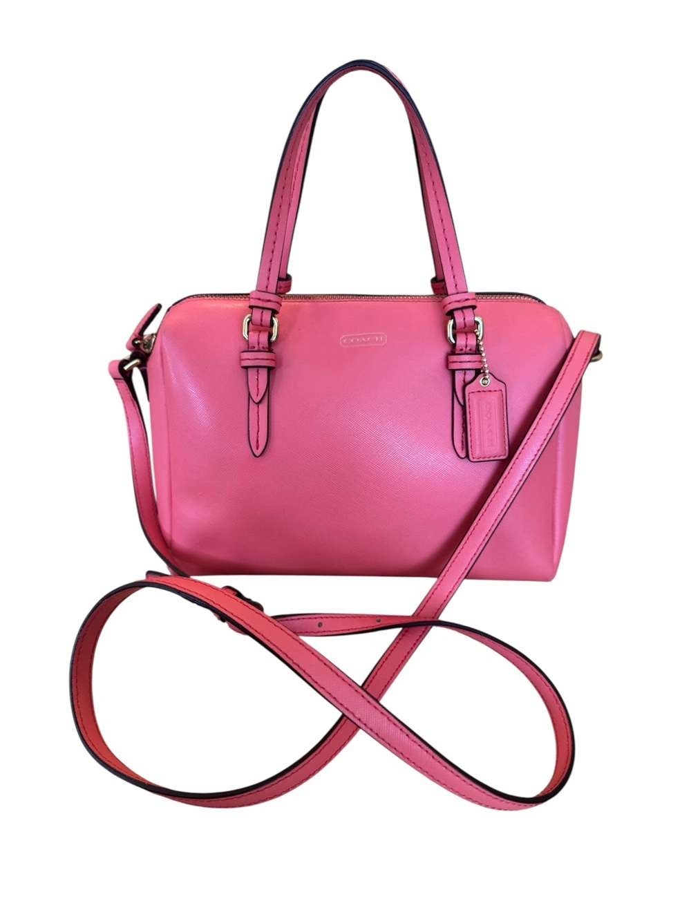 Coach Peyton Bennett Mini Satchel CORAL